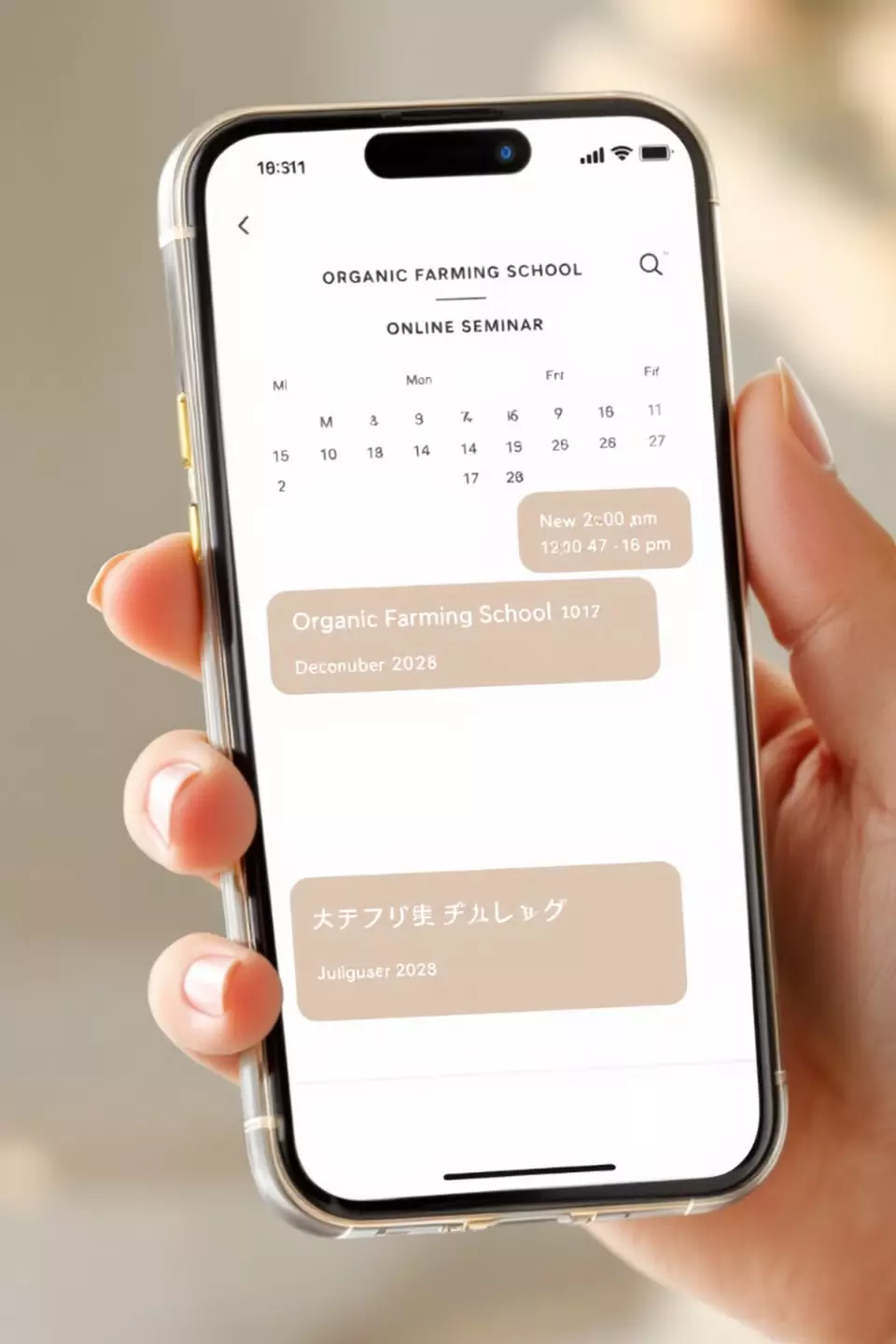 説明会日程とお申し込み イメージ